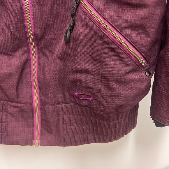 Oakley Spellbound 2L Gore-Tex BioZone Jacket in burgundy size small - Picture 6 of 16